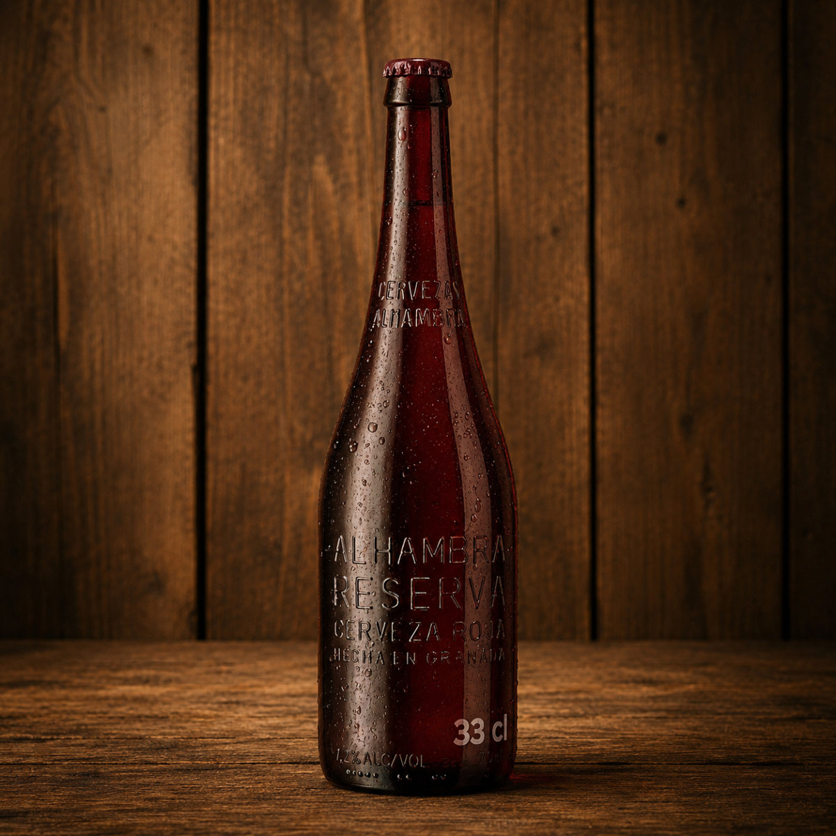 Cerveza Alhambra Roja
