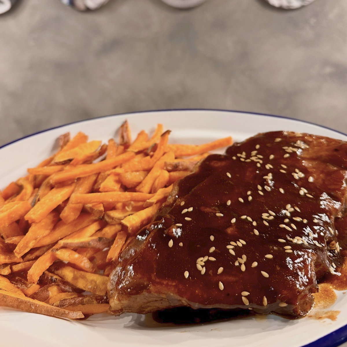Costillitas de cerdo BBQ