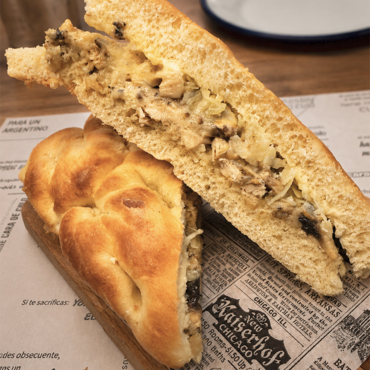 Focaccia de mascarpone