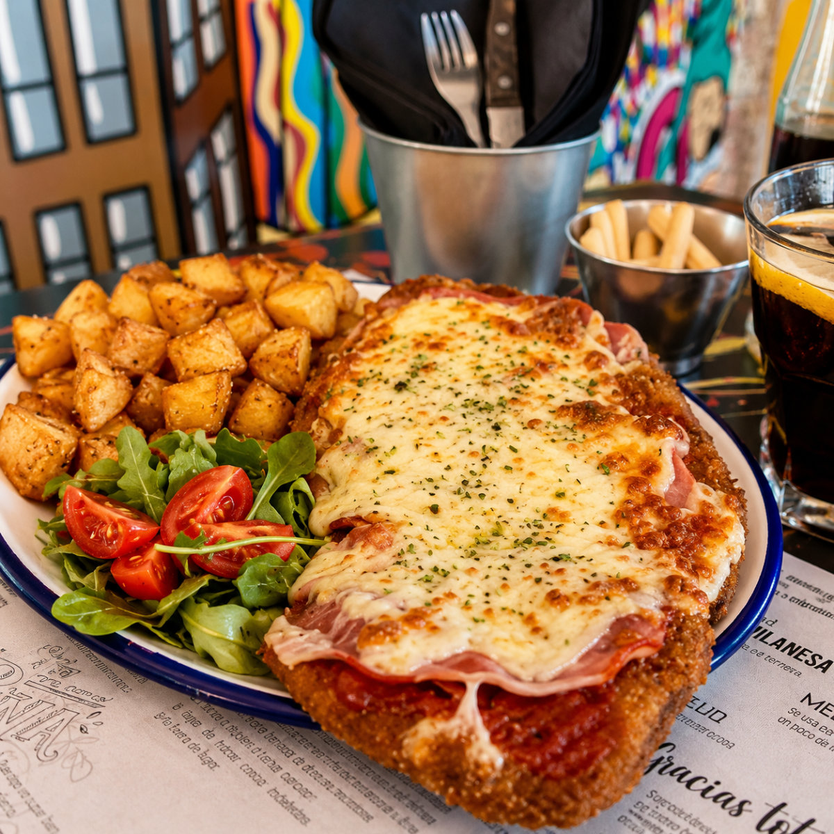 Milanesa Napolitana