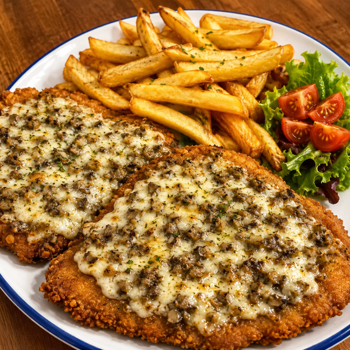 Milanesa trufada